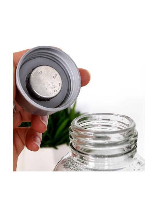 Excellent Houseware Bottiglia Grătare comerciale Sticlă con tappo a vite Gri 750ml