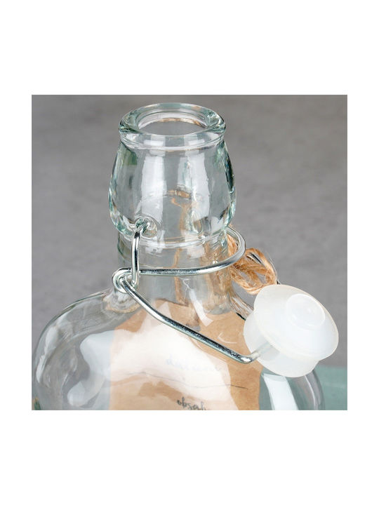 Orion Bottle Water Glass with Clip Transparent 180ml