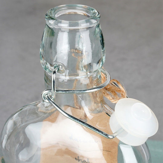 Orion Bottle Water Glass with Clip Transparent 180ml