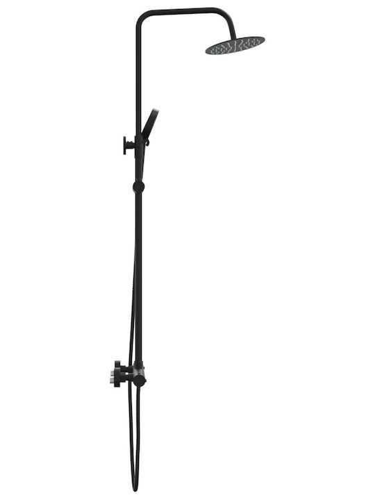 vidaXL Ρυθμιζόμενη Στήλη Ντουζ χωρίς Μπαταρία 150cm Χάλκινη