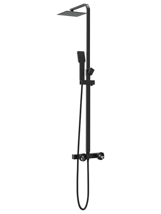 vidaXL Ρυθμιζόμενη Στήλη Ντουζ χωρίς Μπαταρία 150cm Χάλκινη