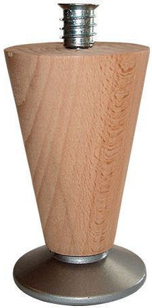 Morseto A102 Wooden Furniture Leg Suitable for Table / Coffee Table / Cupboard / Wardrobe 6.2x6.2x10cm Unfinished 10