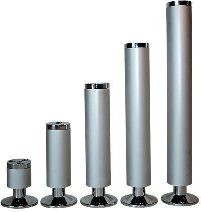 Morseto ΙΧ202 Picior de Mobilă din Aluminiu cu Reglaj 3.2x3.2x10cm Mat 10