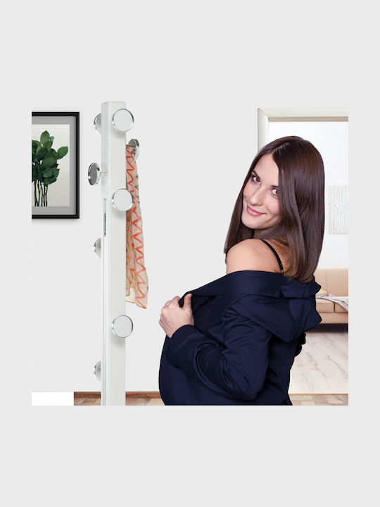 Foppapedretti Espansiva Lux Cuier Pom Din Lemn Alb 177cm
