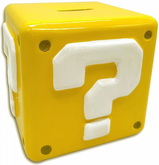 Super Mario - Question Mark Block - Shaped Money Bank 12.3cm