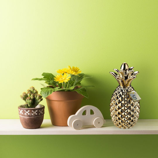 Relaxdays Cutie De Bani Ceramică Auriu Pentru Copii 24x10.5x10.5cm Relaxdays Cutie De Bani Ceramică Auriu Pentru Copii 24x10.5x10.5cm