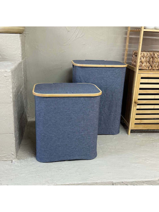 SteweHome Σετ Καλάθια Απλύτων Bamboo Πολύχρωμο SteweHome Σετ Καλάθια Απλύτων Bamboo Πολύχρωμο