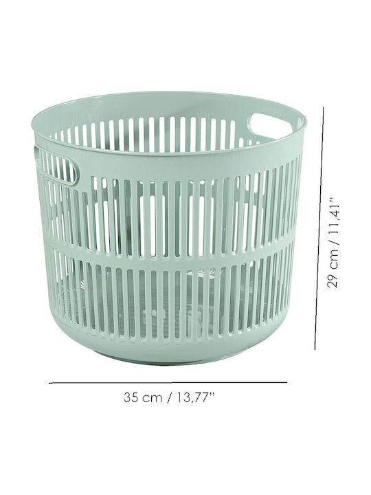 SteweHome Coș de Rufe Plastic 22l Verde