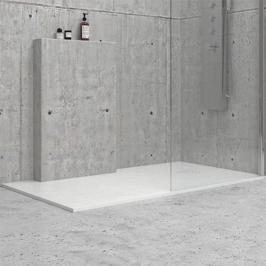 Karag Classic Τετράγωνη Ακρυλική Ντουζιέρα 80x80cm Λευκή