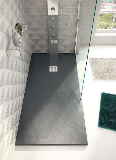 Karag Square Artificial Stone Shower Ardesia Pietra 90x90x2.5cm