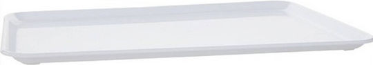 Araven Rectangle Tray of Plastic In White Colour 42x30x1.2cm AR00001024 1pcs