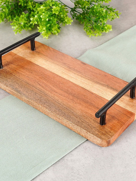 Ξύλινος Δίσκος Σερβιρίσματος 30x15x5cm