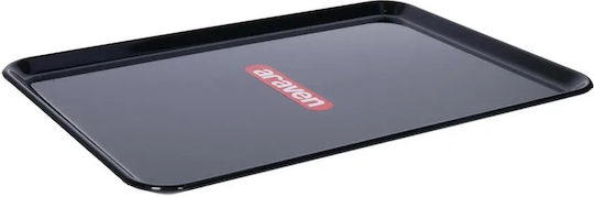 Araven Kunststoff Rechteckig Serviertablett in Schwarz Farbe 28x19cm AR00041022 1Stück