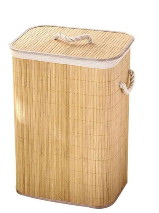 SteweHome Καλάθι Απλύτων Υφασμάτινο 30lt 40x30x60cm Καφέ SteweHome Καλάθι Απλύτων Υφασμάτινο 30lt 40x30x60cm Καφέ