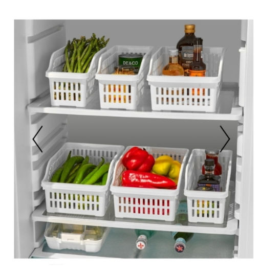 Fridge Organisers Basket General Use 30x13x14cm