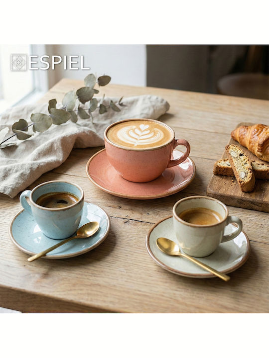 Espiel Essentials Чаша Cappuccino От Порцелан Зелена 220ml