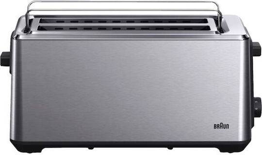 Braun Toaster Тостер 4 Слота 1470W Inox