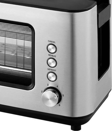 Zokura Prăjitor de pâine 2 sloturi 1200W Gri