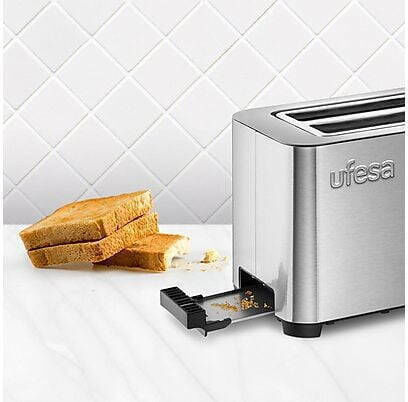 Ufesa Duo Delux 2r Short Prăjitor de pâine 2 sloturi 850W Inox