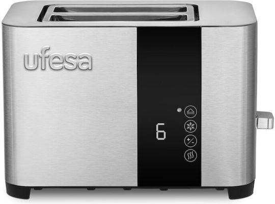 Ufesa Duo Delux 2r Short Prăjitor de pâine 2 sloturi 850W Inox