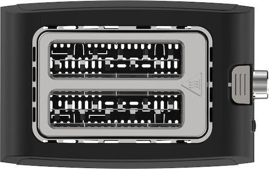 Primo Primo Toaster 2 Schlitze 900W Schwarze