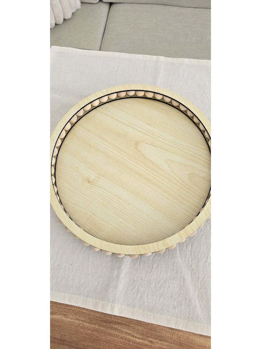 SteweHome Decorative Tray Wooden 25x20cm