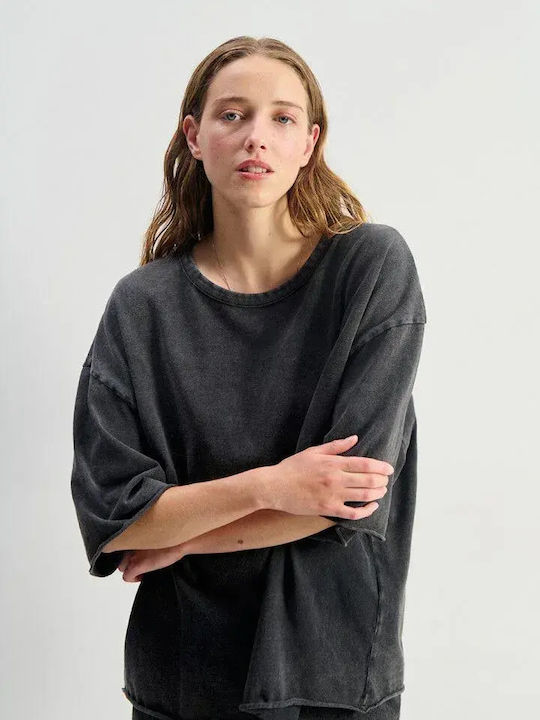 American Vintage Afoma Bedrucktes T-shirt Schwarz American Vintage Afoma Bedrucktes T-shirt Schwarz