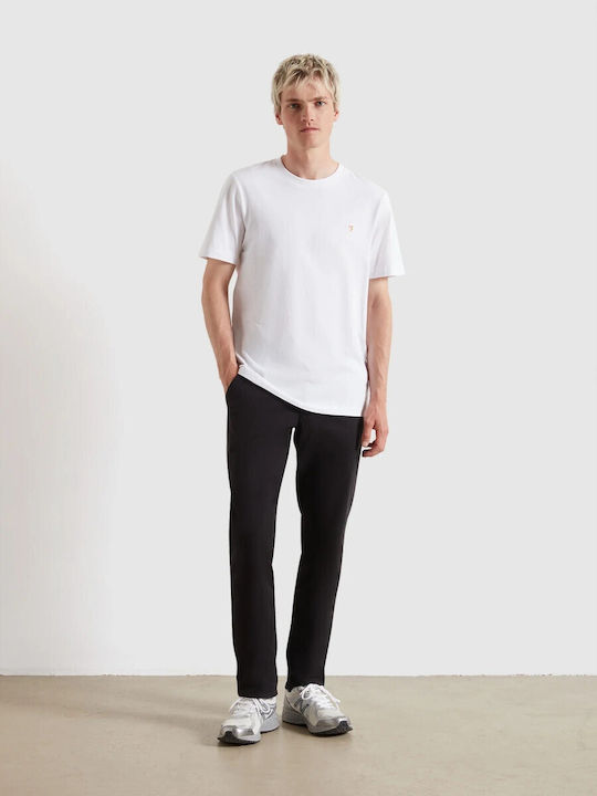 Farah Tricou Bărbați Bumbac Organic Alb