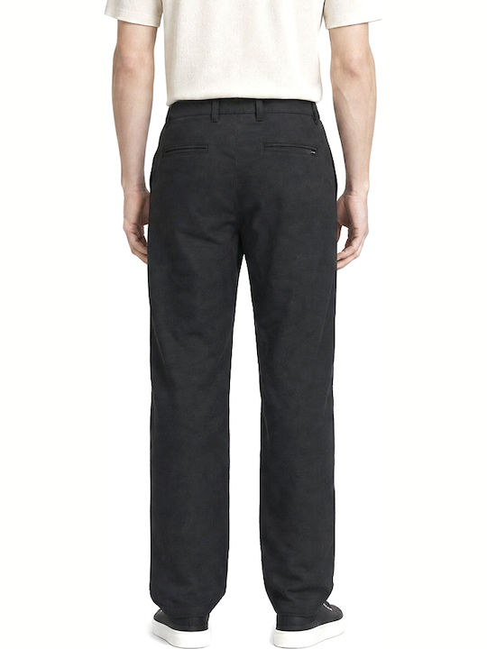 Gabba Firenze Herrenhose Elastisch in Entspannte Passform Schwarz-Blau