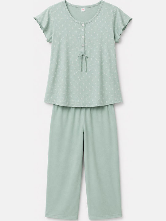 Cherry Set Pijamale Damă De Vară Din Bumbac Veraman
