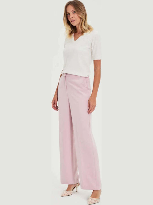 Women's High Rise Pantaloons in Relaxed Fit Dusty Pink