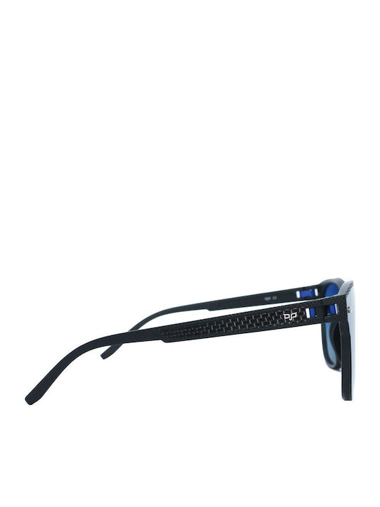 OJO Sunglasses Wayfarers Iso Sunglasses with Blue Acetate Frame 44OEV73050