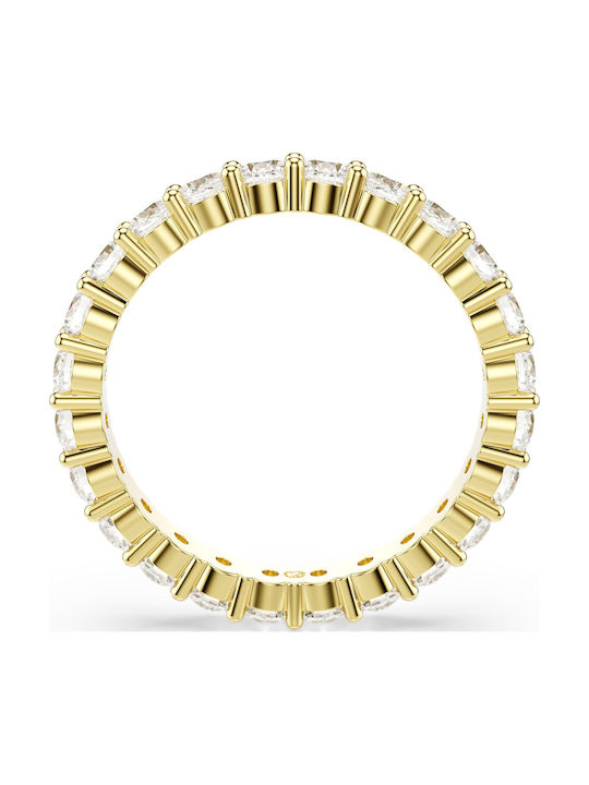 Swarovski Women's Gold Plated Ring with Stones