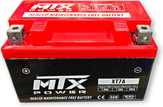 Roc Motorradbatterie Ytx7a-BS GEL