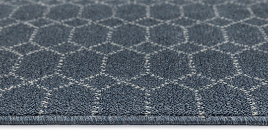 Nikotex Carpets Неплъзгащ Се Килим За Дневна Belmont Синьо-Захарен 133x190