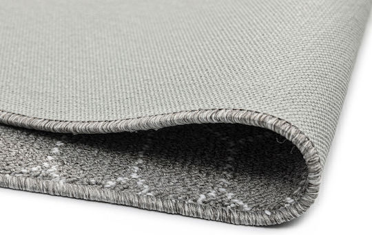 Nikotex Carpets Rutschfest Küchenmatte Läufer Küchen Belmont Grau-Weiß 67x200