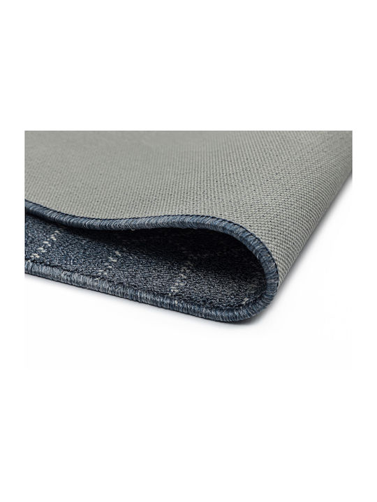 Nikotex Carpets Non-Slip Kitchen Runner Mat Belmont Blue-Ivory 80x150