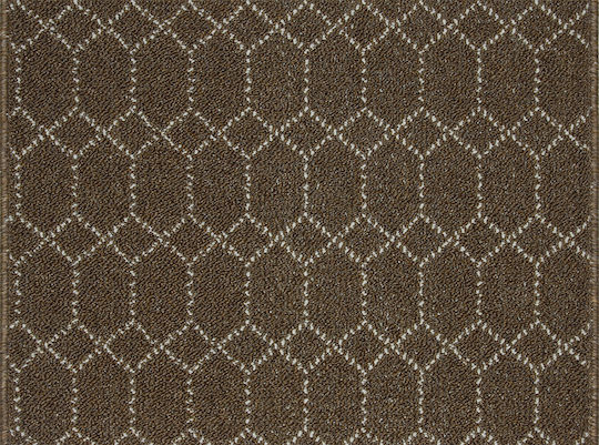 Nikotex Carpets Non-Slip Kitchen Runner Mat Belmont Brown-Beige 80x150