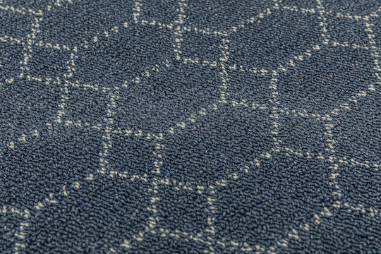 Nikotex Carpets Non-Slip Kitchen Runner Mat Belmont Blue-Ivory 67x200