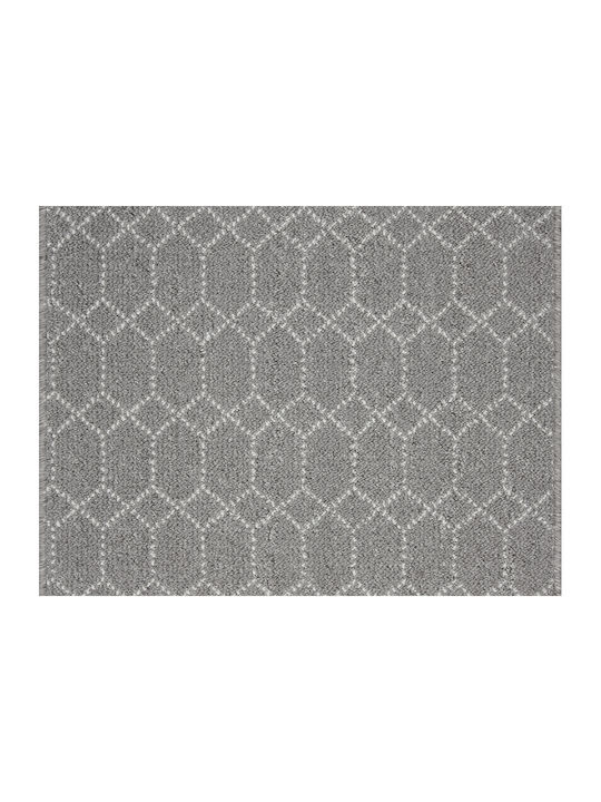 Nikotex Carpets Αντιολισθητικό Πατάκι Διάδρομος Κουζίνας Belmont Γκρι-άσπρο 80x200