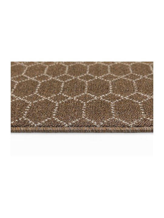 Nikotex Carpets Covoraș Antiderapant De Coridor Pentru Bucătărie Belmont Maro-Bej 80x200