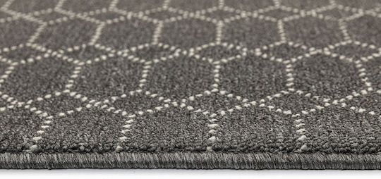 Nikotex Carpets Non-Slip Kitchen Runner Mat Belmont Grey-Sugar 67x200
