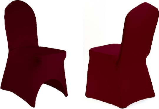 Meble odNowa Ελαστικό Κάλυμμα Καρέκλας Dark Red 100cm Meble odNowa Ελαστικό Κάλυμμα Καρέκλας Dark Red 100cm