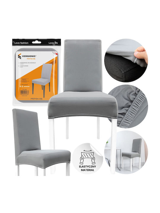Vergionic Vergionic Elastische Abdeckung Für Stuhl Grau