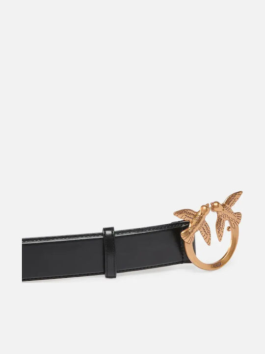 Leather Women's Belt Black