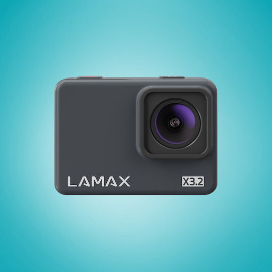 Lamax Екшън Камера X3.2 4K Ultra HD Подводна (с Калъф) с 2" Сензорен Екран и Wi-Fi Черна