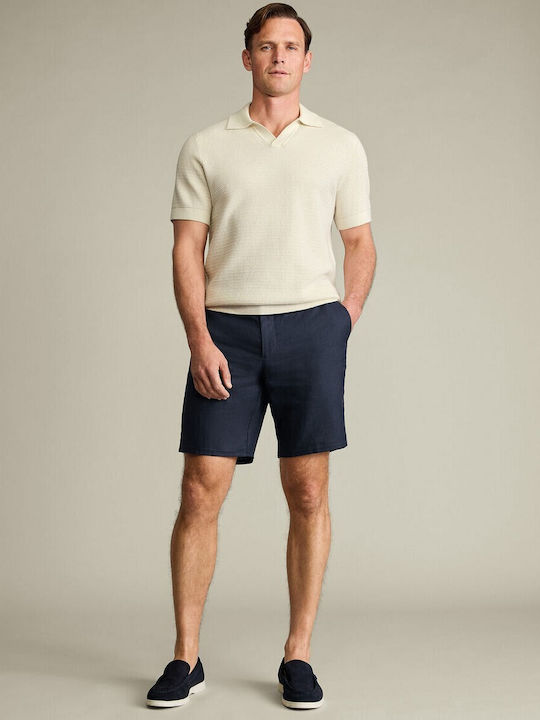 Charles Tyrwhitt Мъжка Бермуда Тъмносин