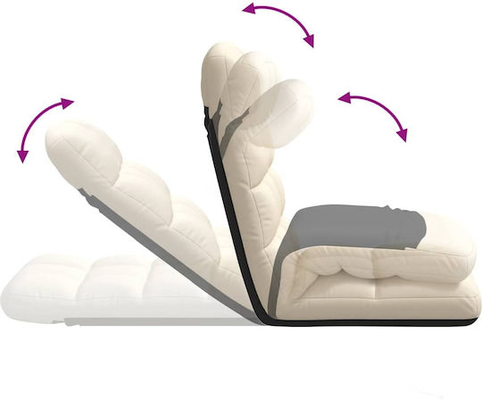Multifunctional Bean Bag Chair Inflatable White 71x51x62cm