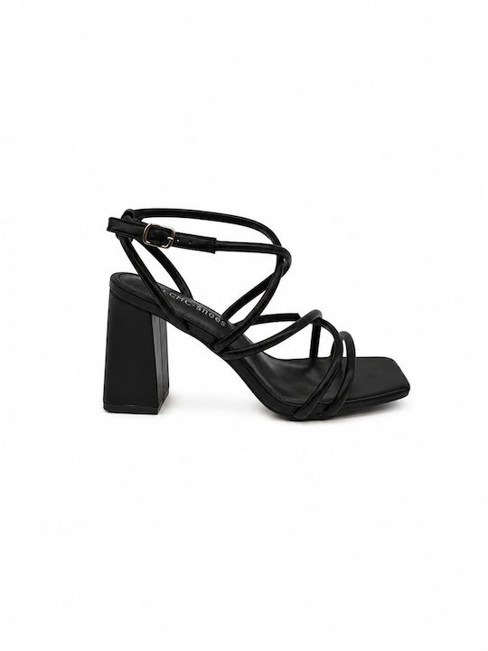 Sandale Elegante Damă Negre