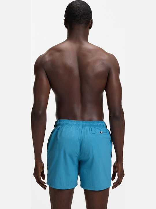 Boss Logo Herren-Bademode Kurze Hosen Hellblau